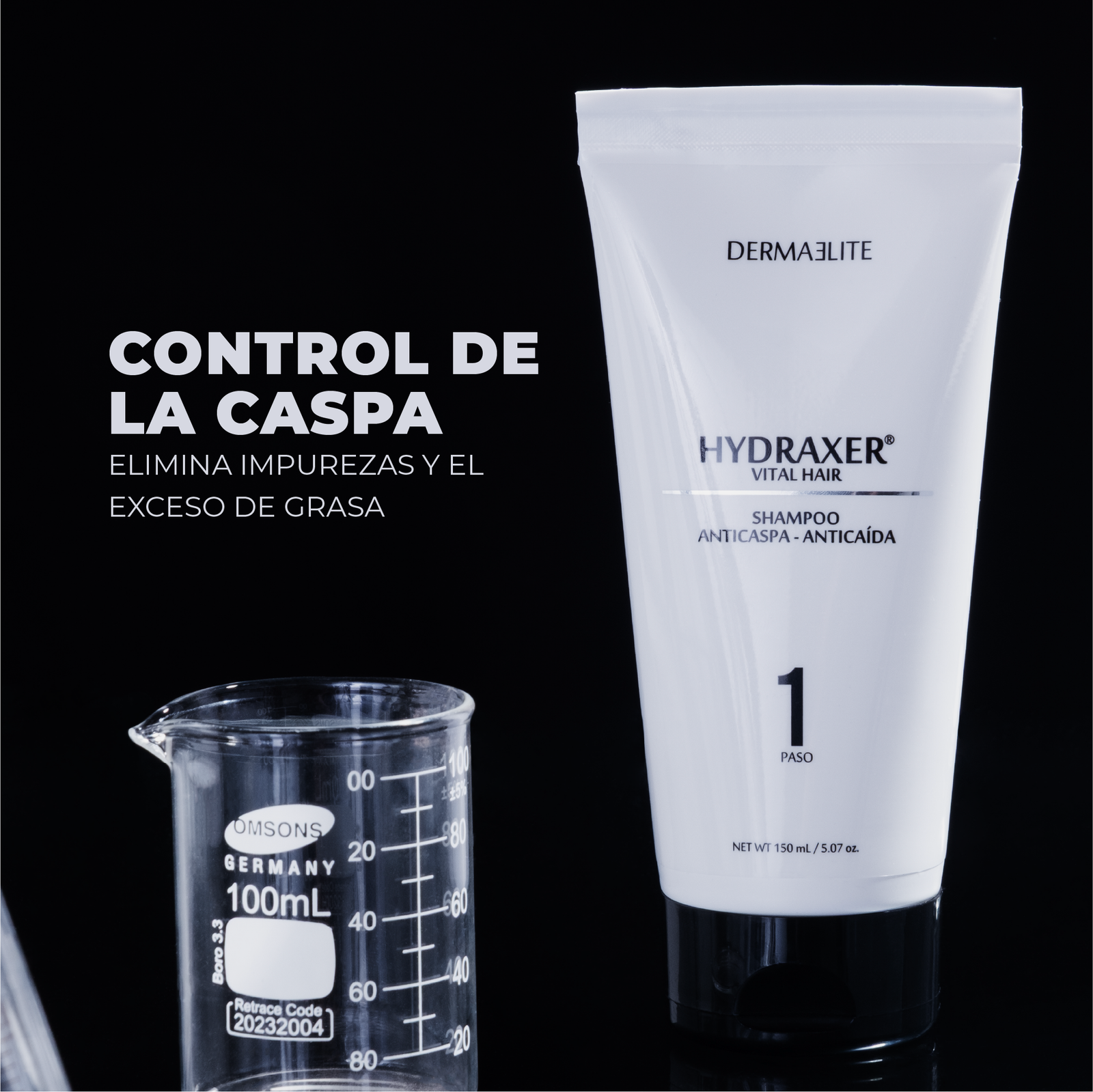 Hydraxer® Vital Hair Shampoo Anticaspa - Anticaída - Image 3